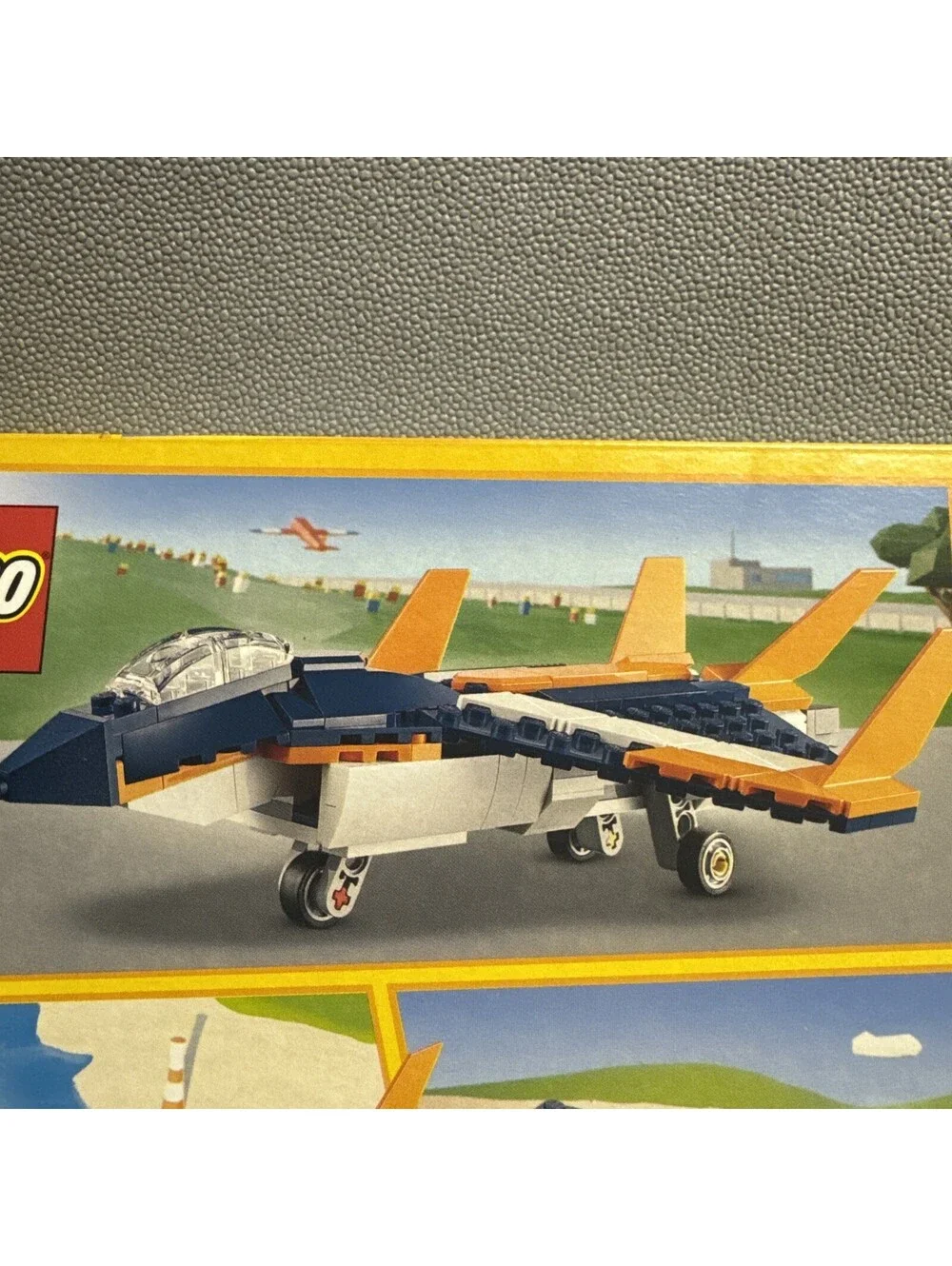 Lego 31126 Creator: Supersonic-Jet 3 in 1 New Retired Helicopter Boat 215pc
